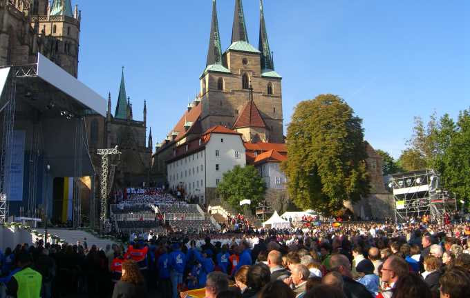 Veranstaltung auf dem Domplatz